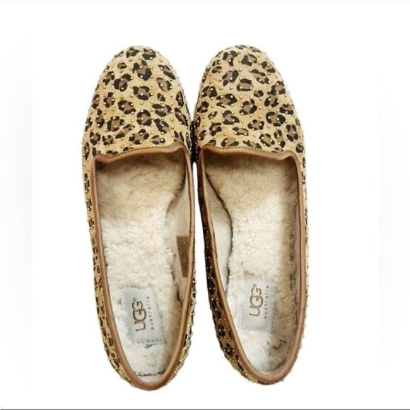 UGG Australia Women's Cheetah print flats Pre-owned Size 7 - Picture 3 of 5